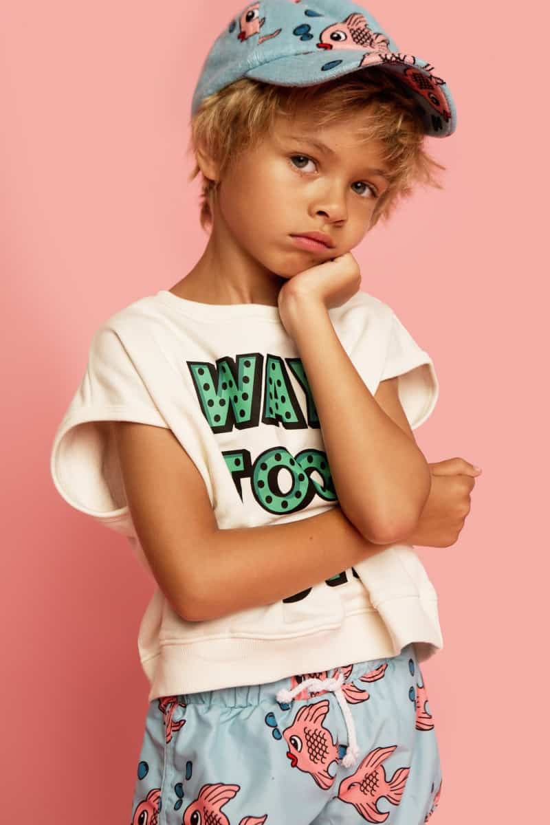 Short Sleeve Sweatshirt - Way Too Cute