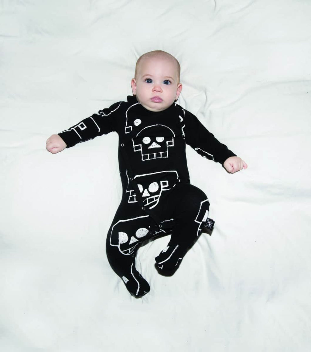 Skull Robot Hooded Overall