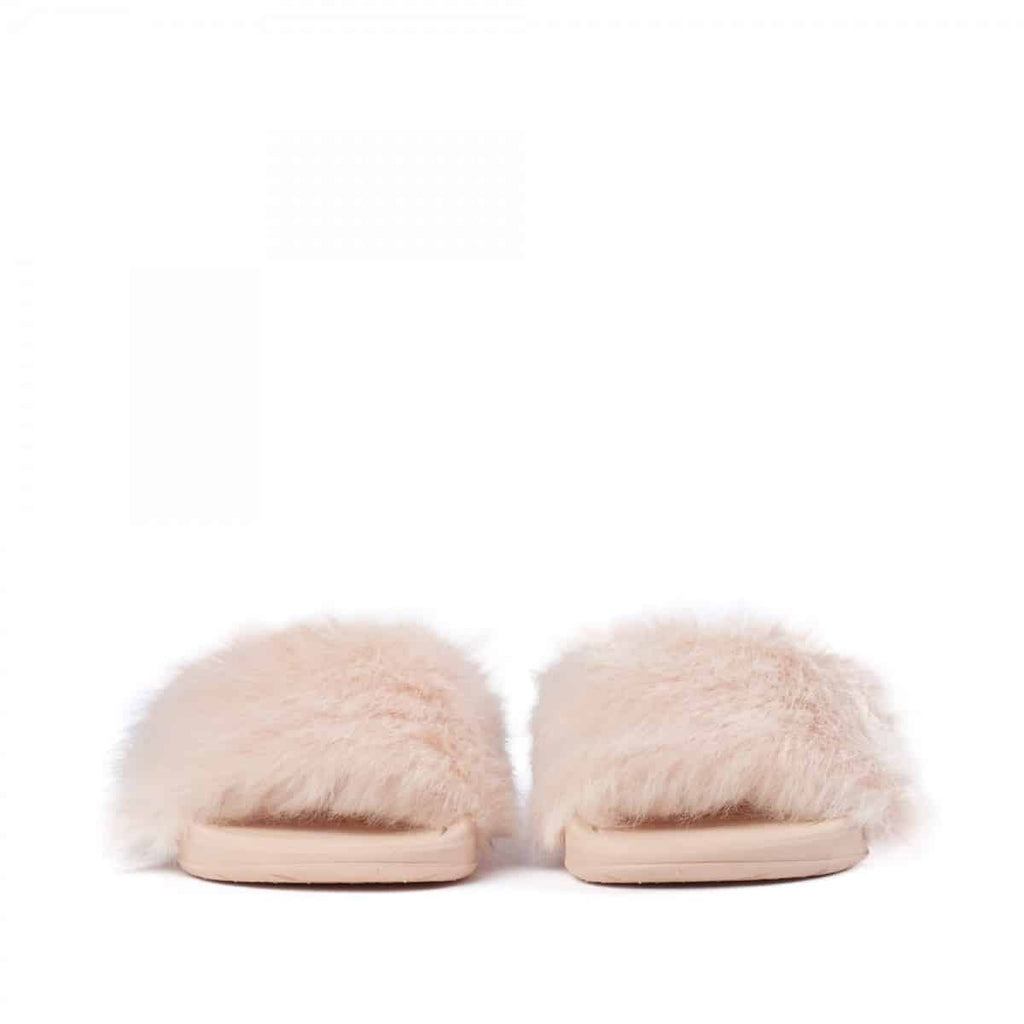Aston Classic Fur Slides