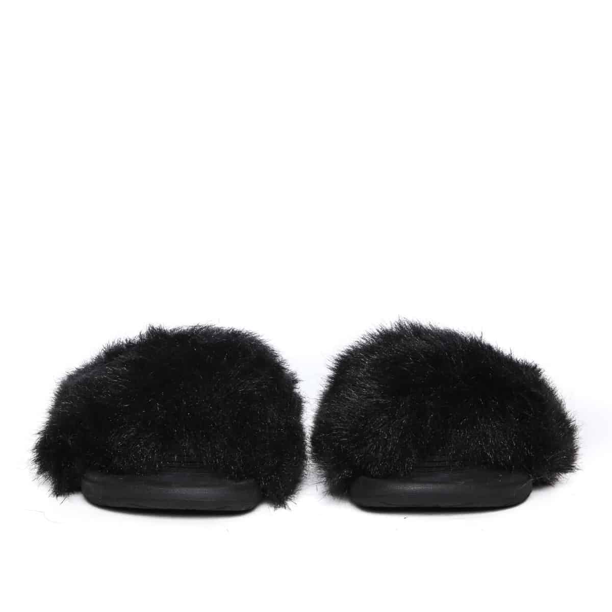 Aston Classic Fur Slides