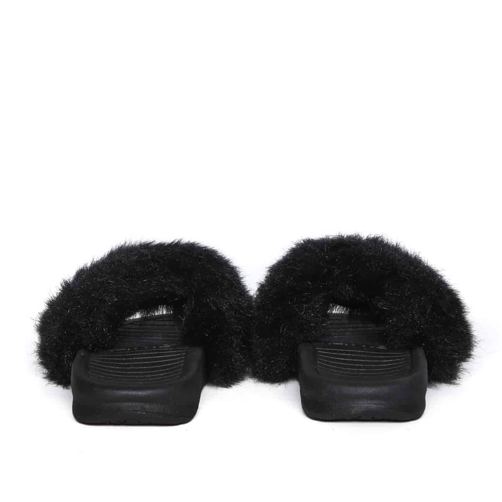Aston Classic Fur Slides