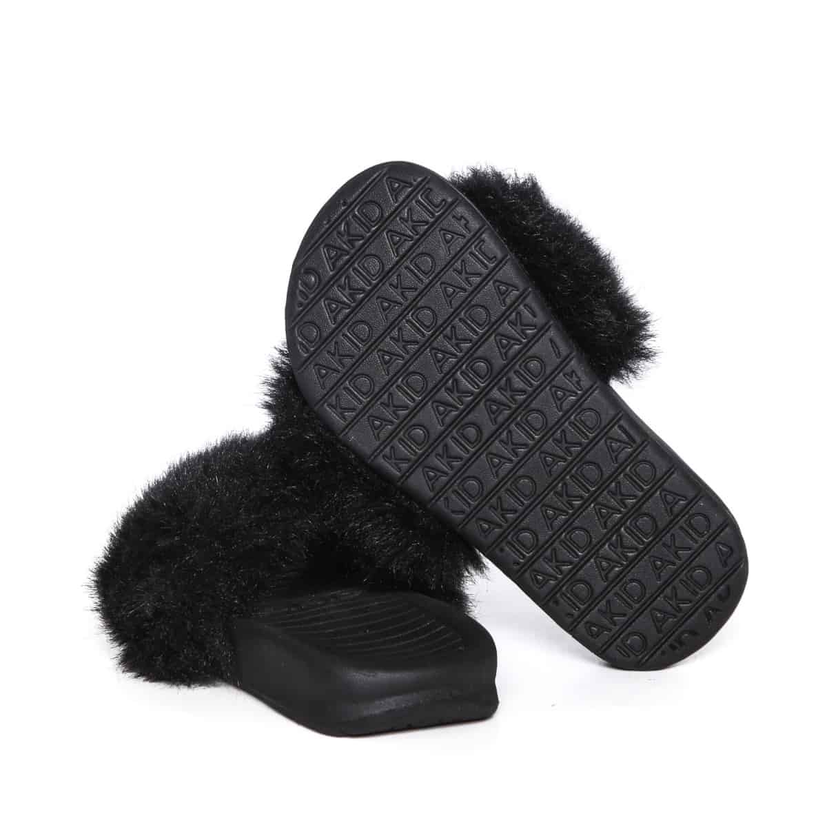 Aston Classic Fur Slides