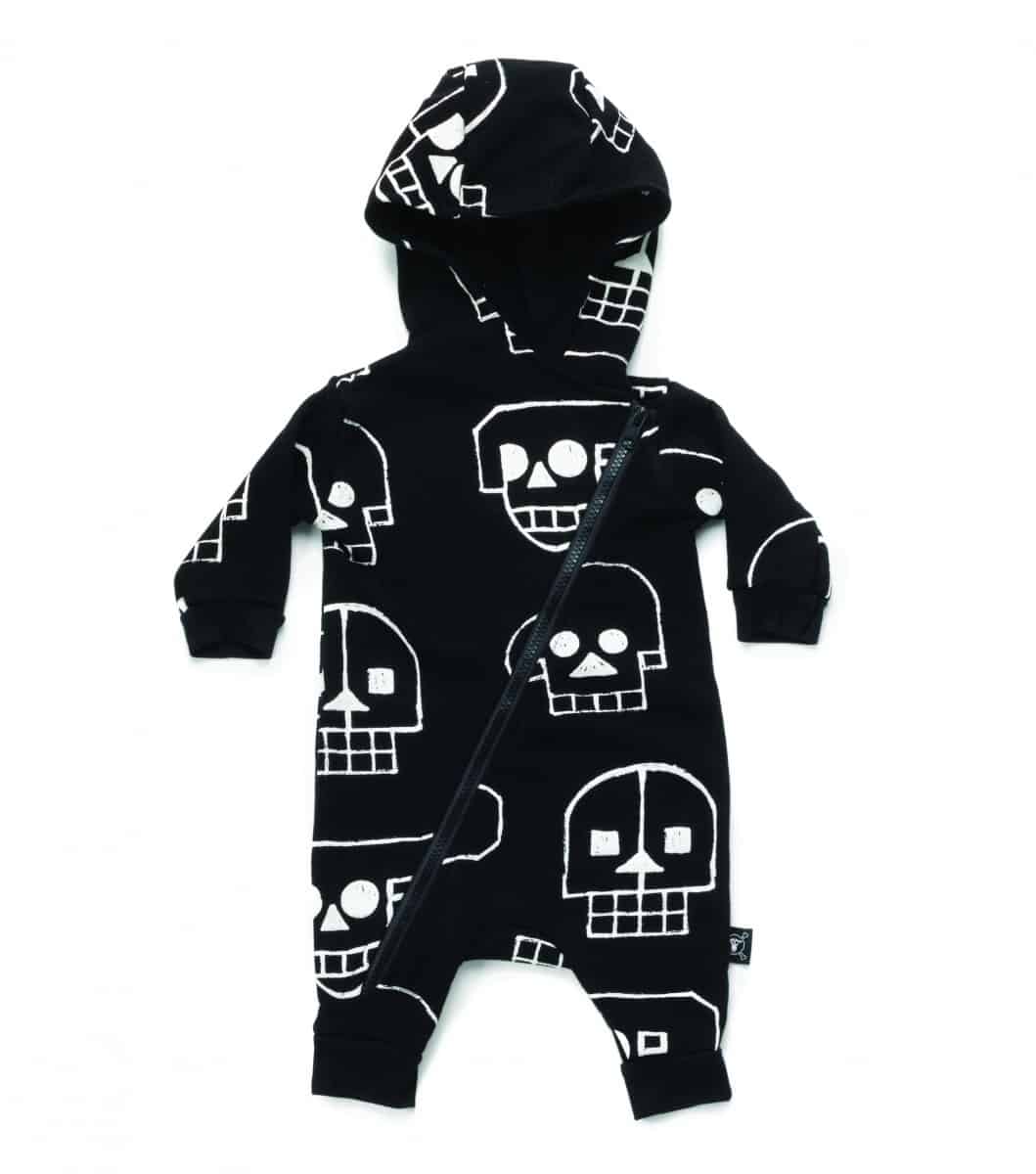 Skull Robot Hooded Overall