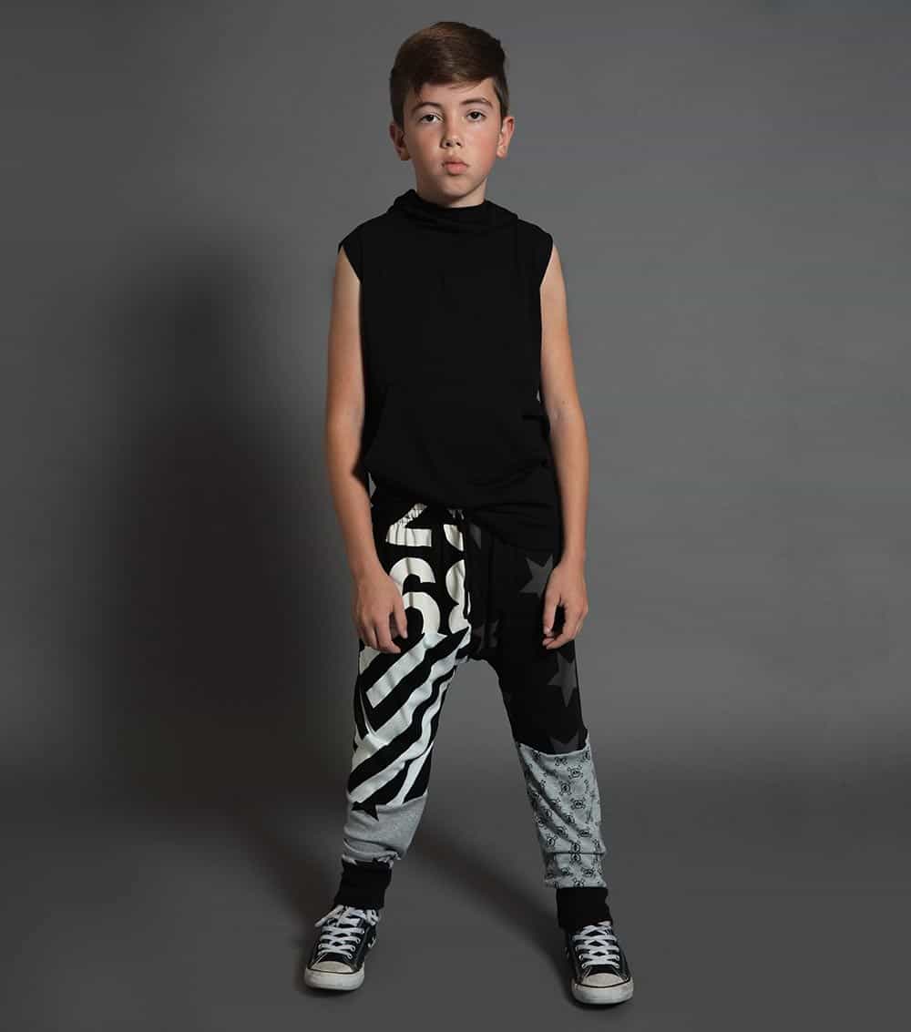 Quilt Baggy Pants