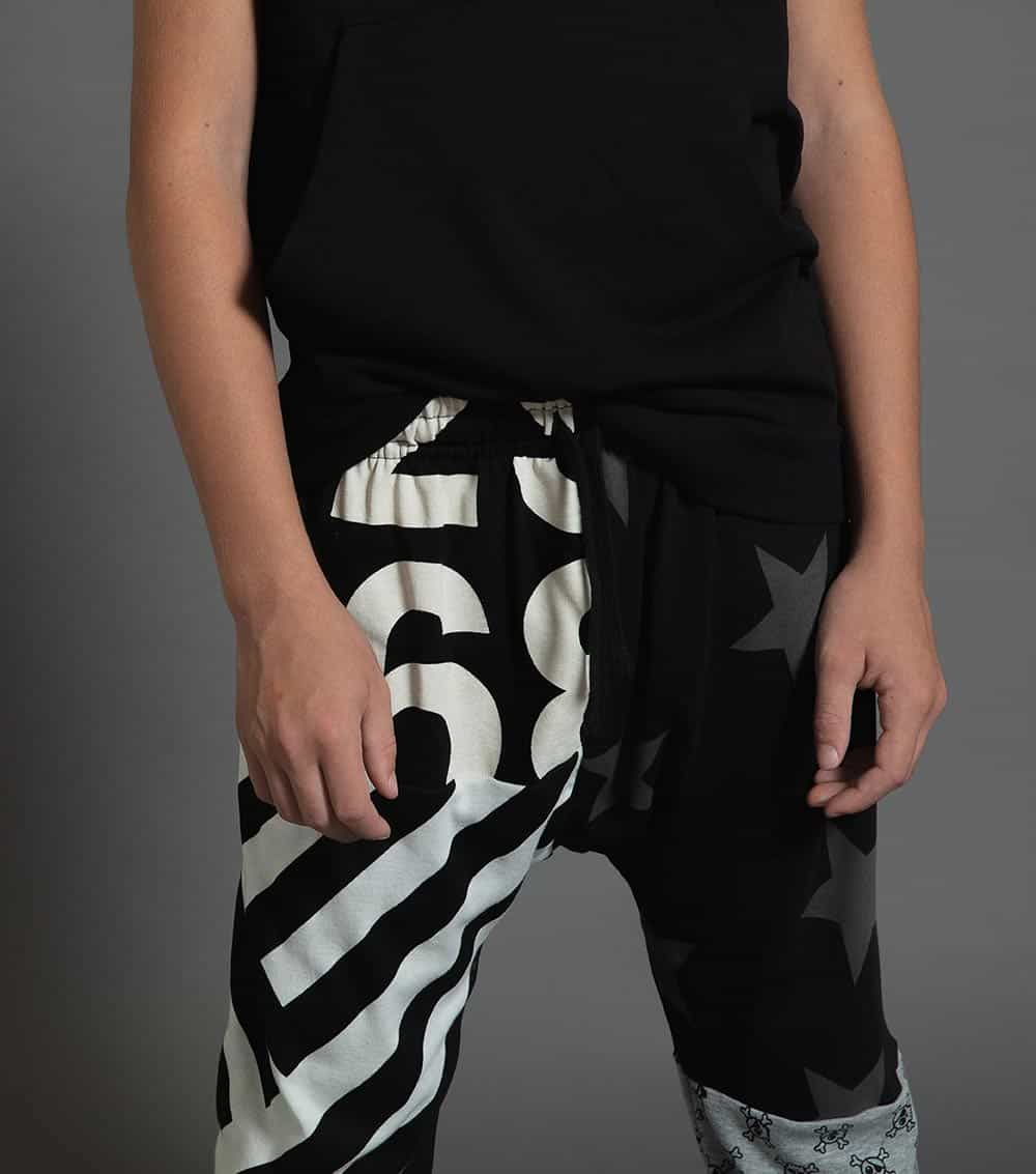 Quilt Baggy Pants