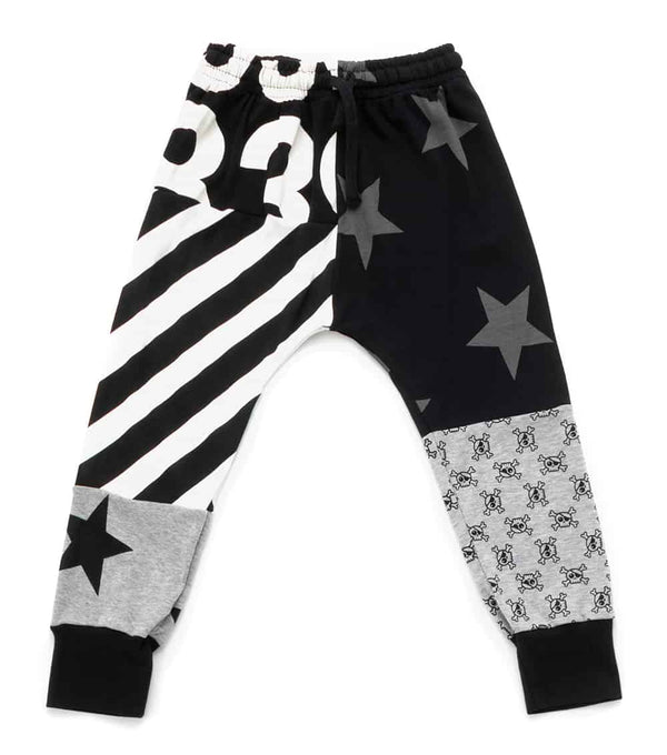 Quilt Baggy Pants