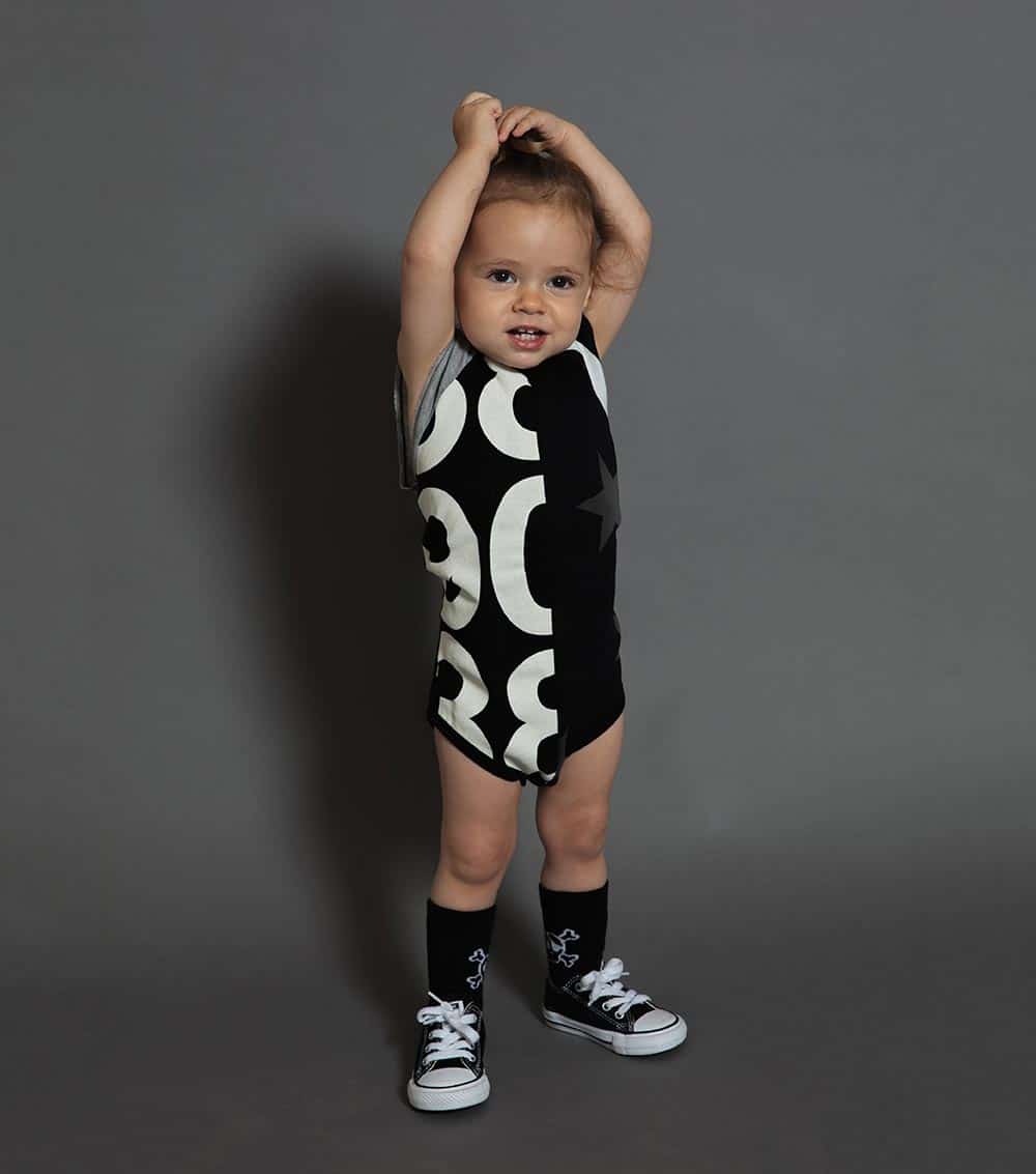 Quilt Sleeveless Onesie