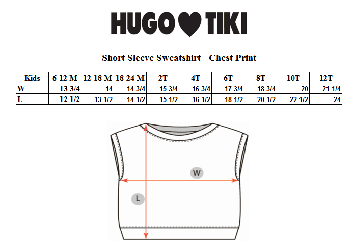 Short Sleeve Sweatshirt - Way Too Cute