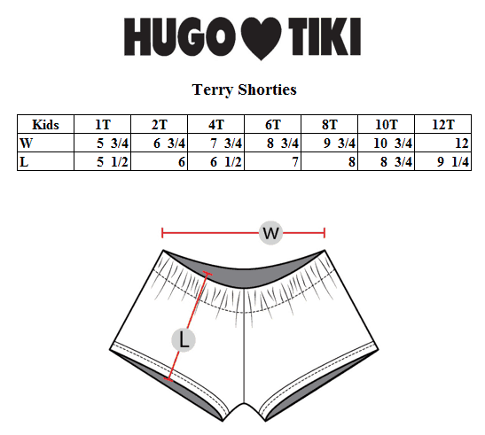 Terry Shorties-Purple Poddle