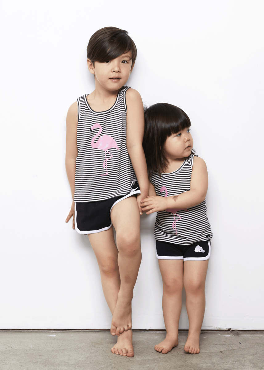 Flamingo Striped Tank