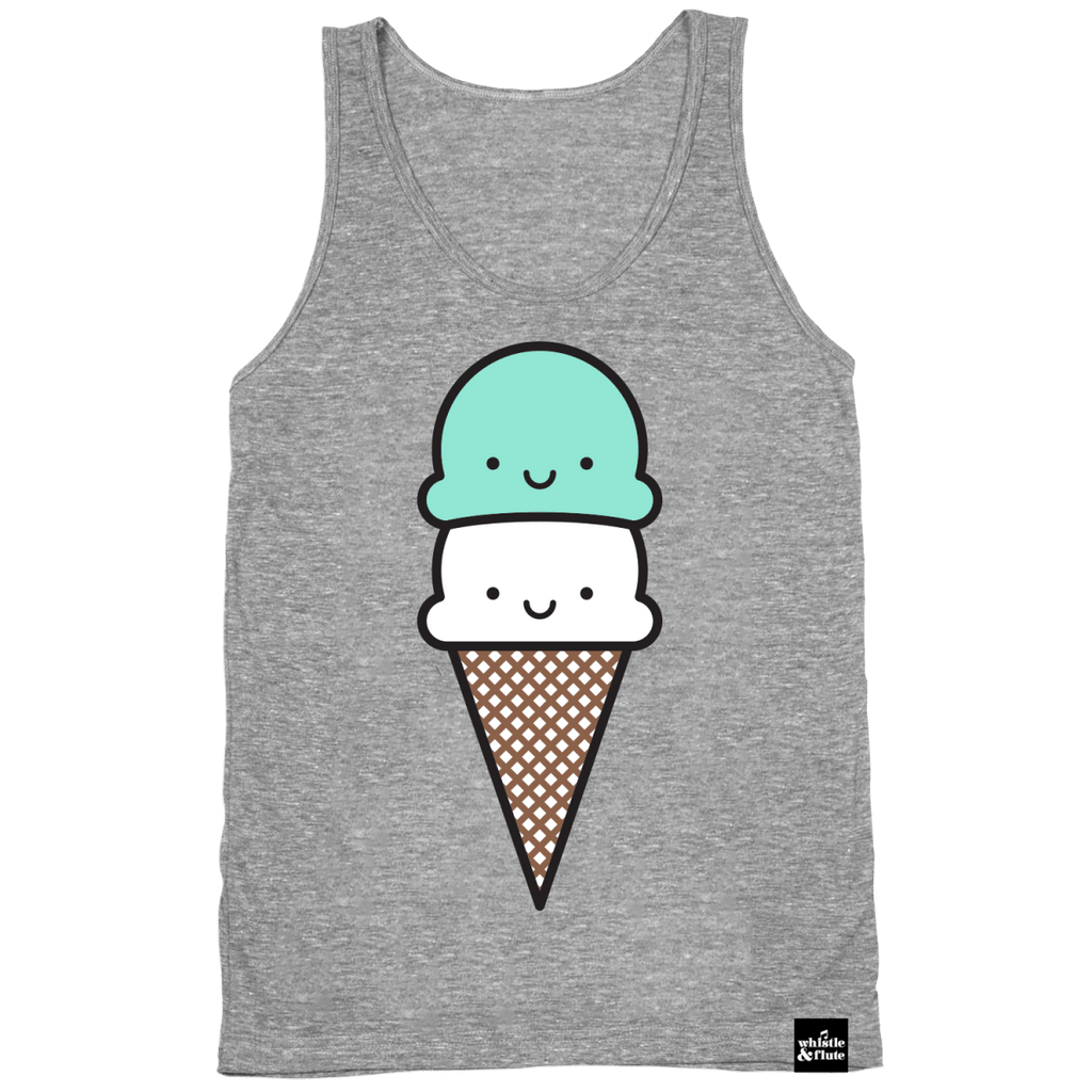 Kawaii Ice Cream Tank Top Adult Unisex