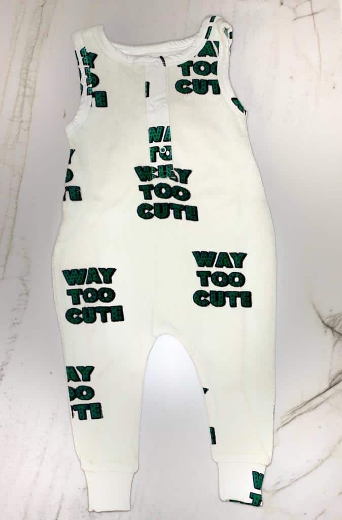 Long Terry Romper - Way Too Cute