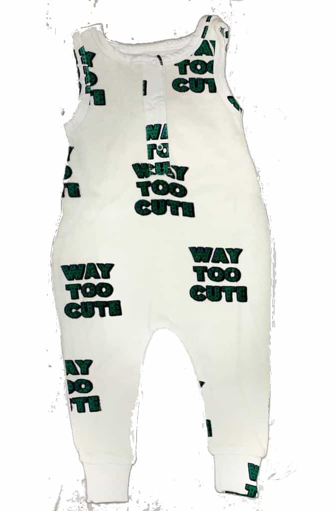 Long Terry Romper - Way Too Cute