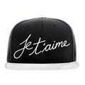 Je T'aime Script Flat Brim Cap