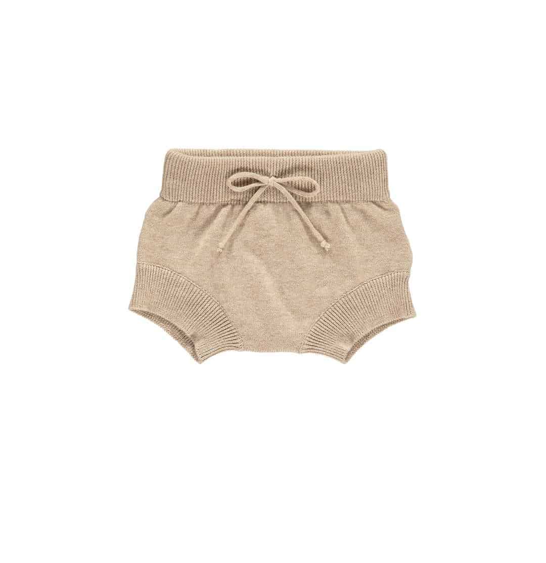 MS - Knit Baby Pants - Oatmeal