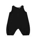 MS - Cotton Romper - Black