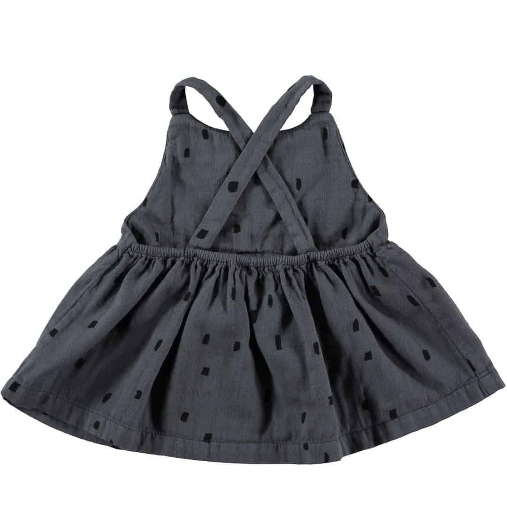 MS - Baby Dress - Charcoal Confetti