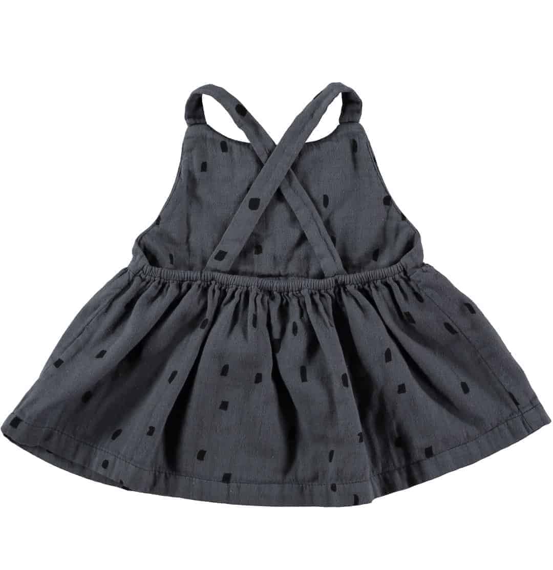 MS - Baby Dress - Charcoal Confetti