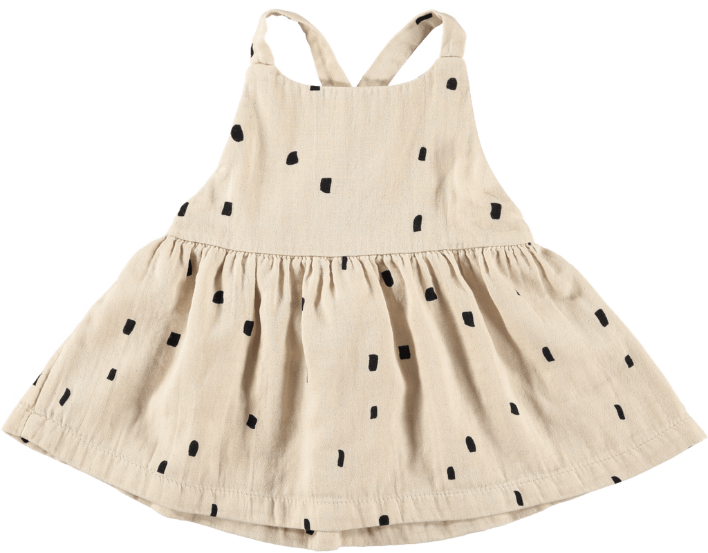 MS - Baby Dress - Oatmeal Confetti