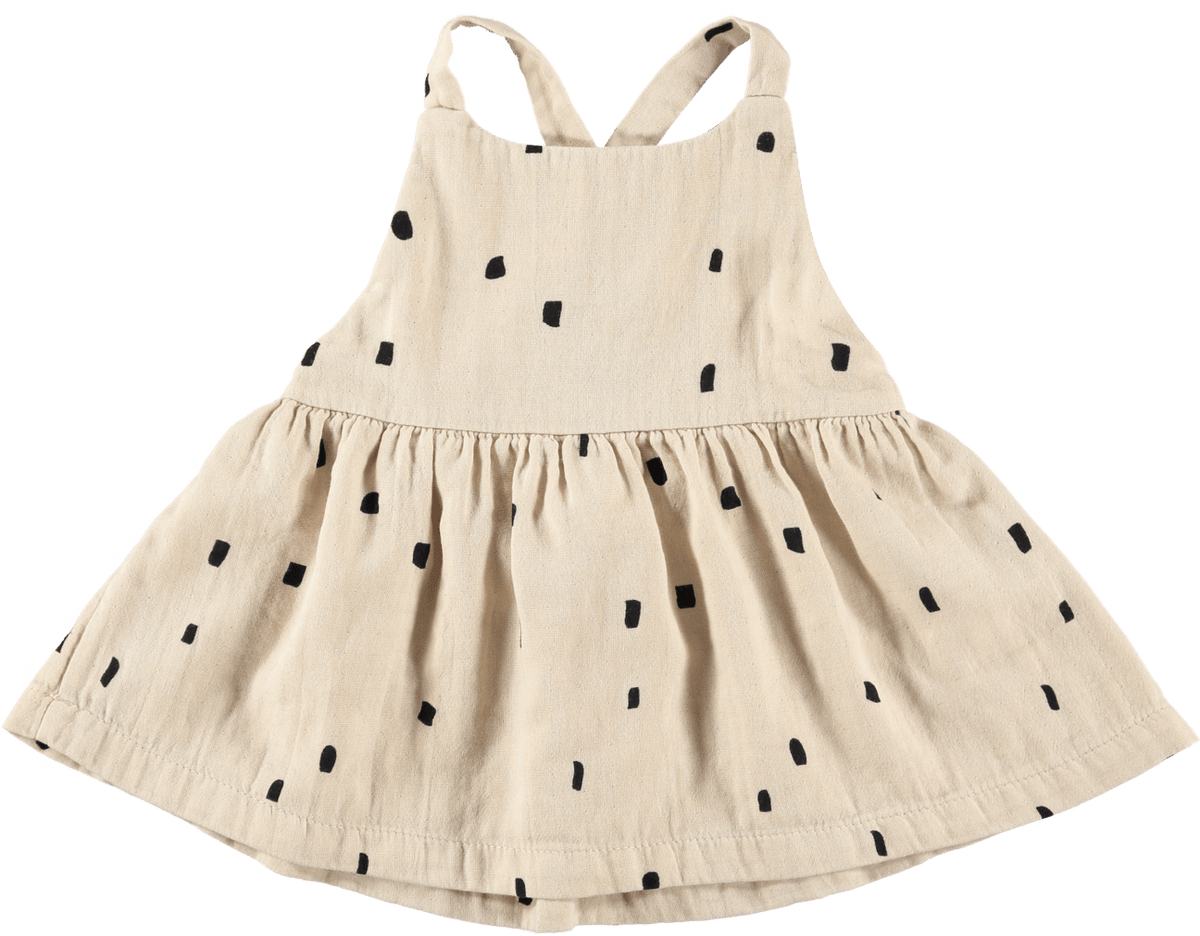 MS - Baby Dress - Oatmeal Confetti