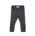 MS - Ribbed Slim Pants with cuffs - Charcoal Confetti