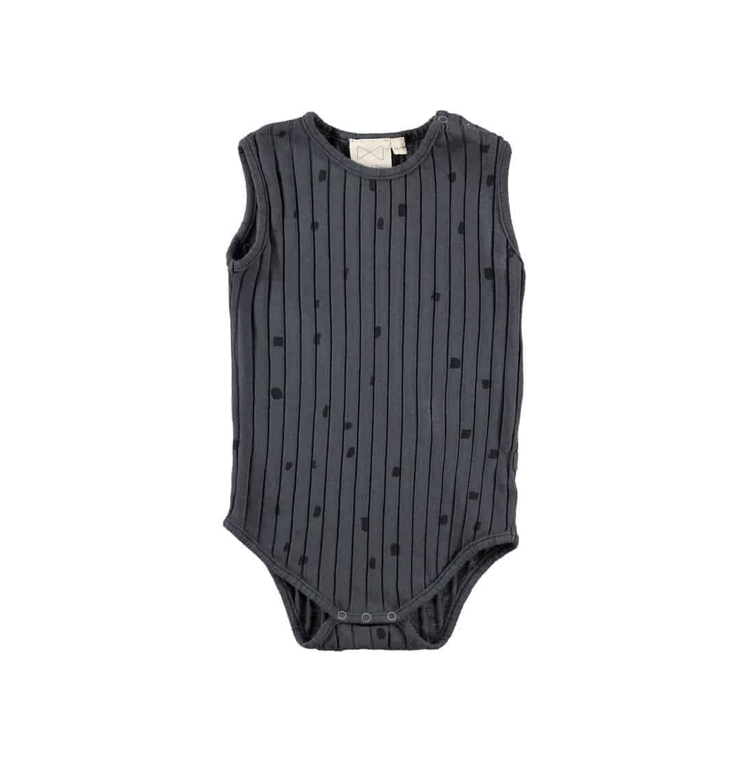 MS - Ribbed Body Vest - Charcoal Confetti