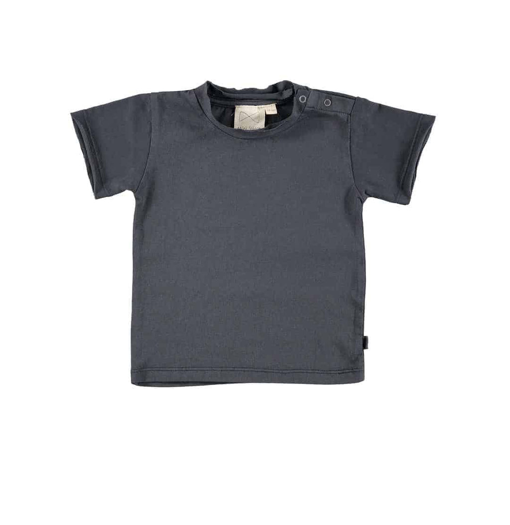 MS - Baby Short Sleeve Top - Charcoal