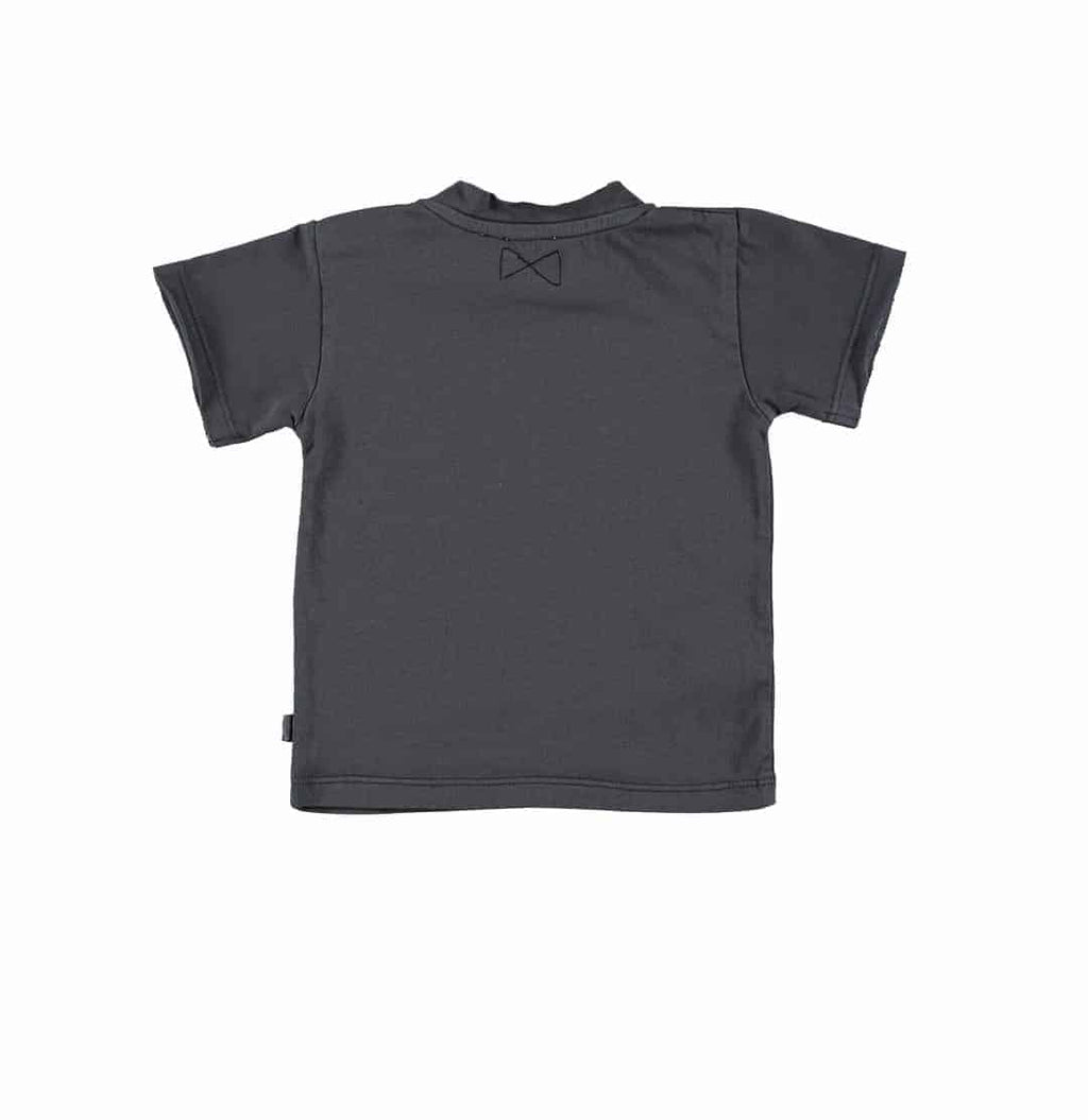 MS - Baby Short Sleeve Top - Charcoal