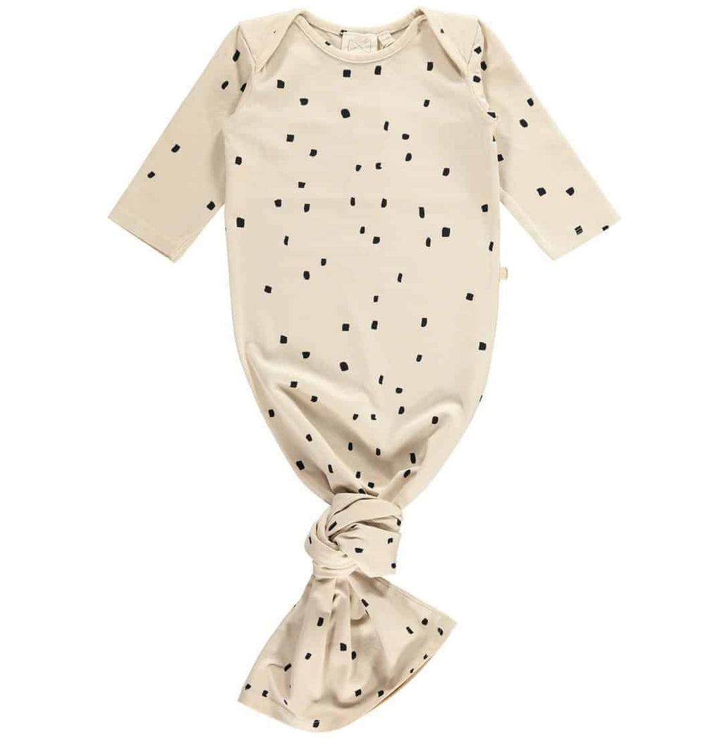 MS - NEW Baby Knot Sleeper - Oatmeal Confetti