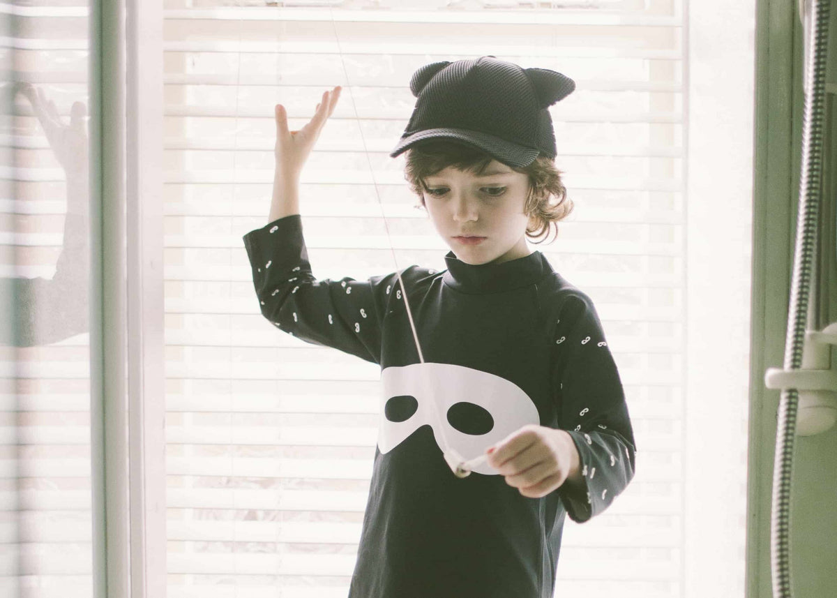 Swim Top Long Sleeve - Black