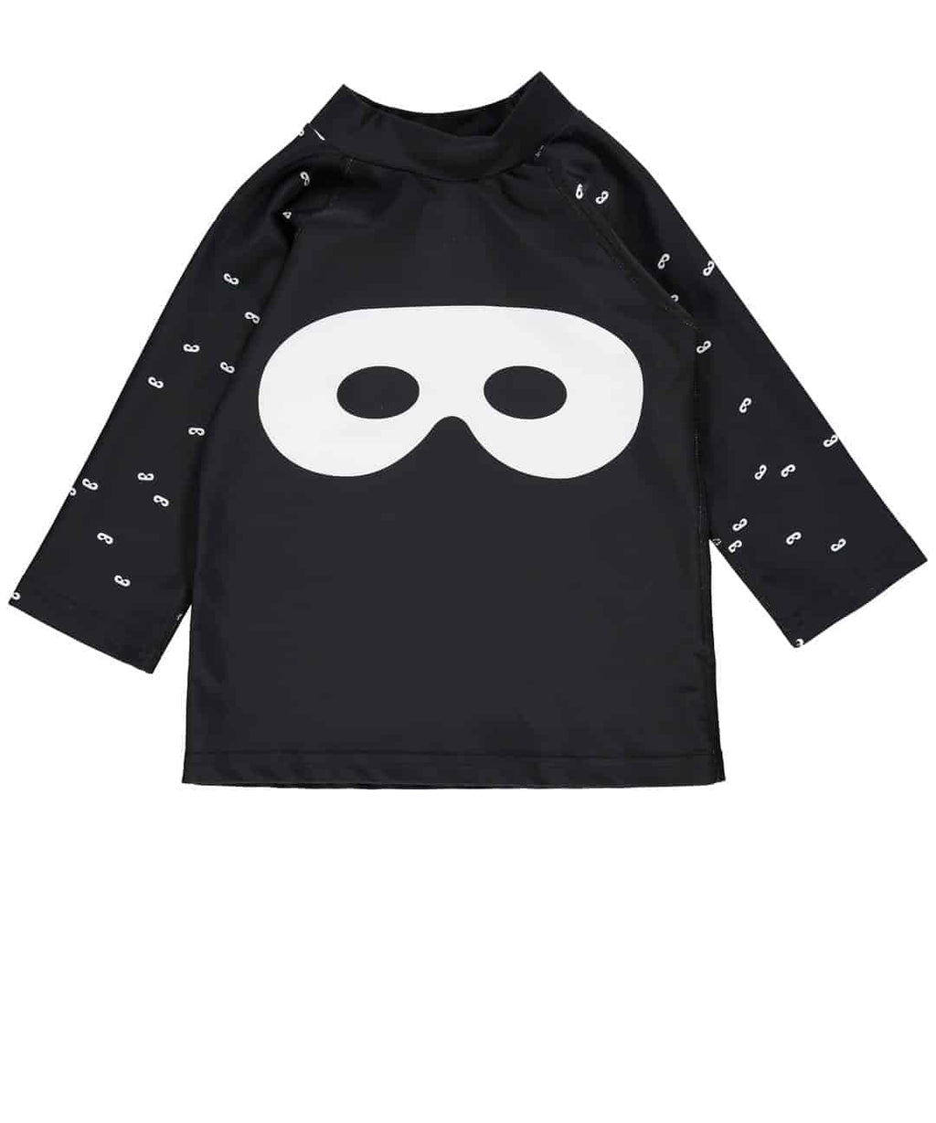 Swim Top Long Sleeve - Black