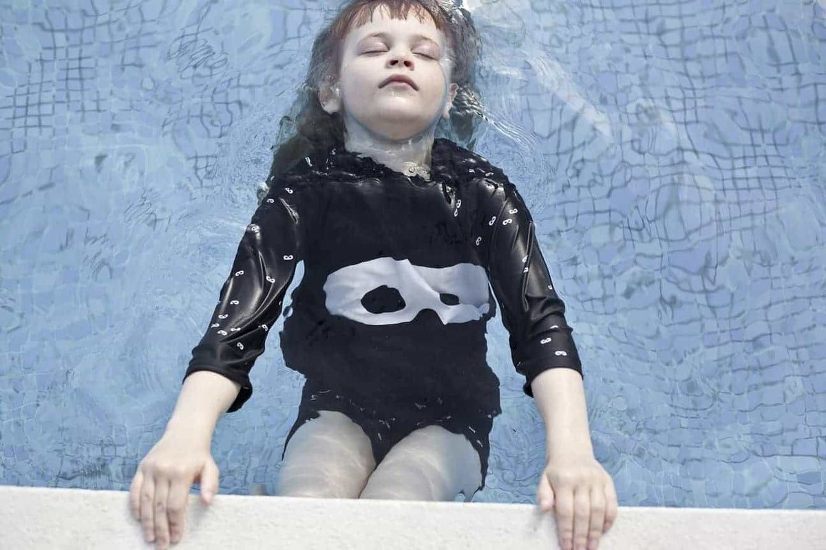 Swim Top Long Sleeve - Black