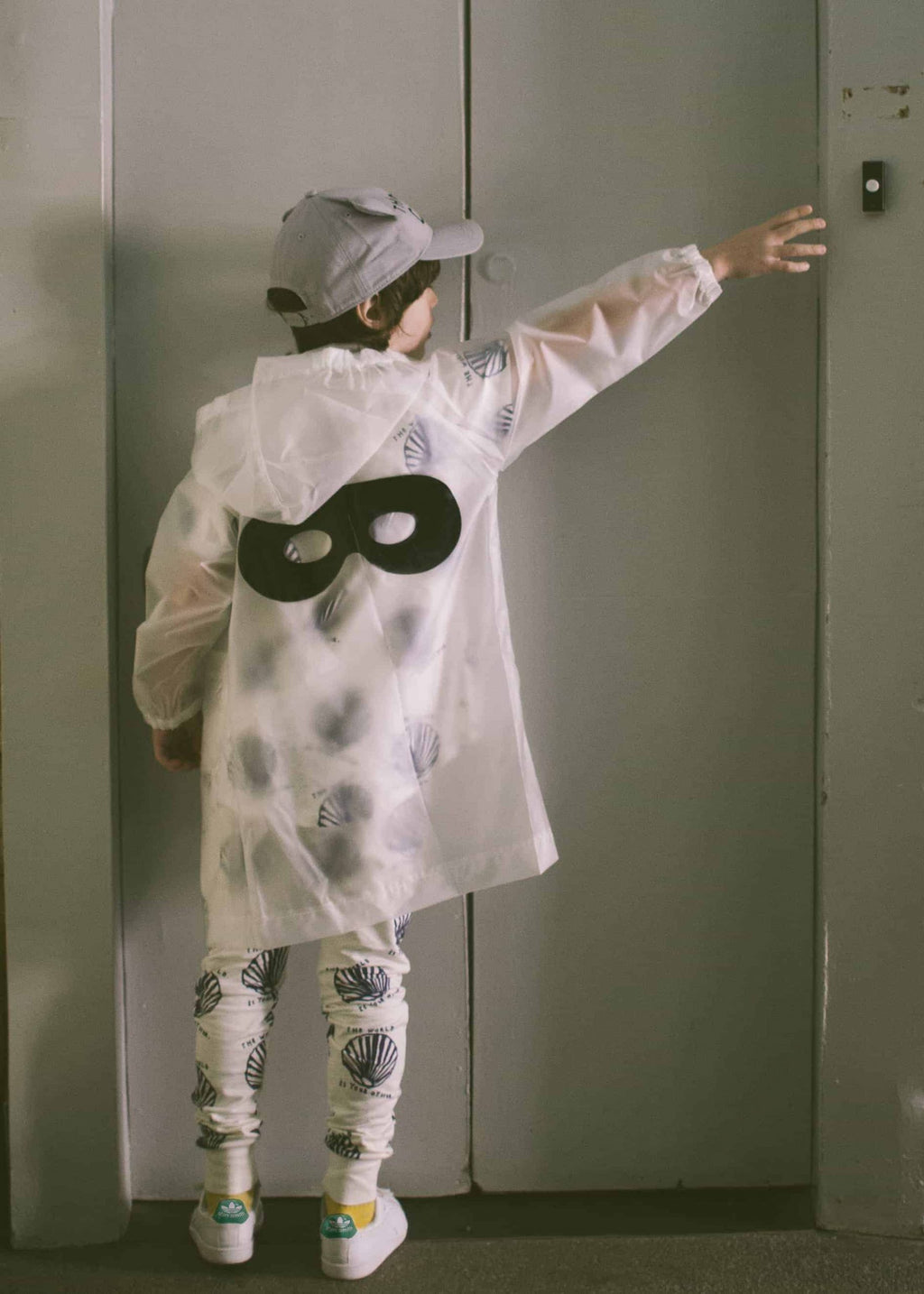 Raincoat - White Hero Mask