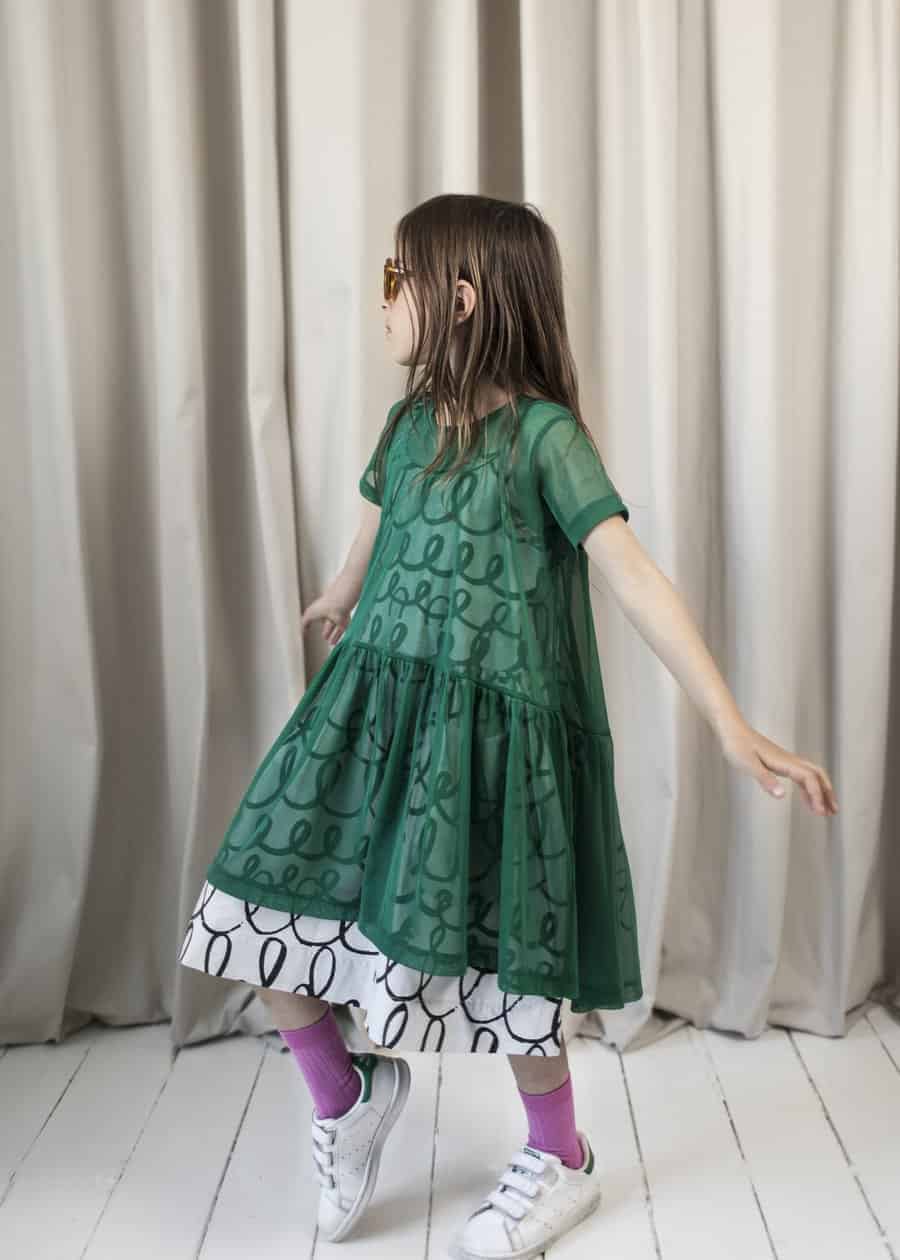 Oversized Net Dress
