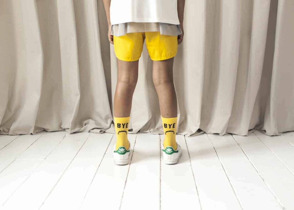 BL Socks - Hi/Bye Saffron Yello
