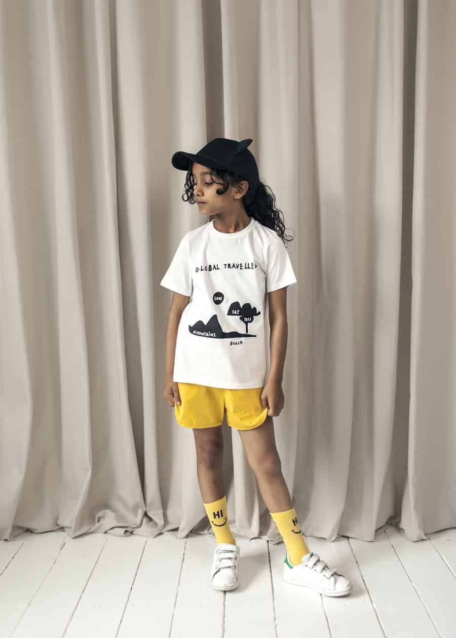 Cotton SOS Shorts - Yellow