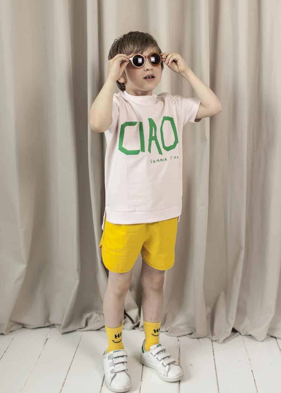 Cotton SOS Shorts - Yellow