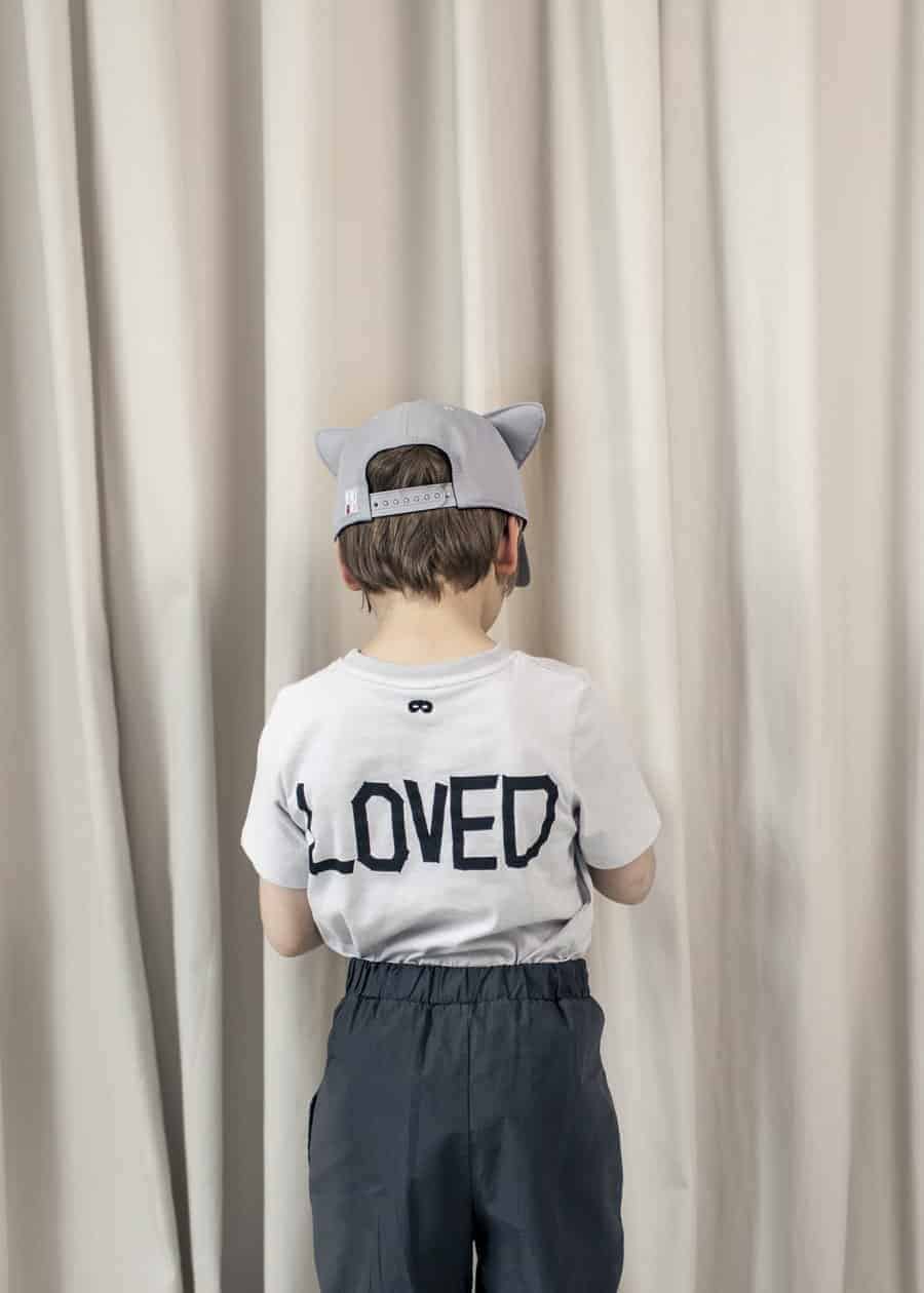 Short Sleeve Fin T-Shirt - Grey, Loved