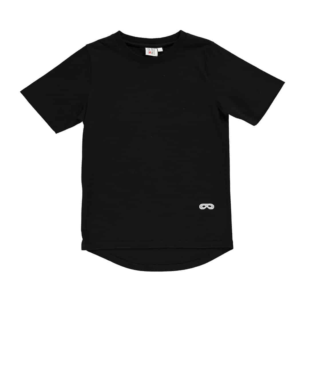 Short Sleeve Fin T-Shirt - Black