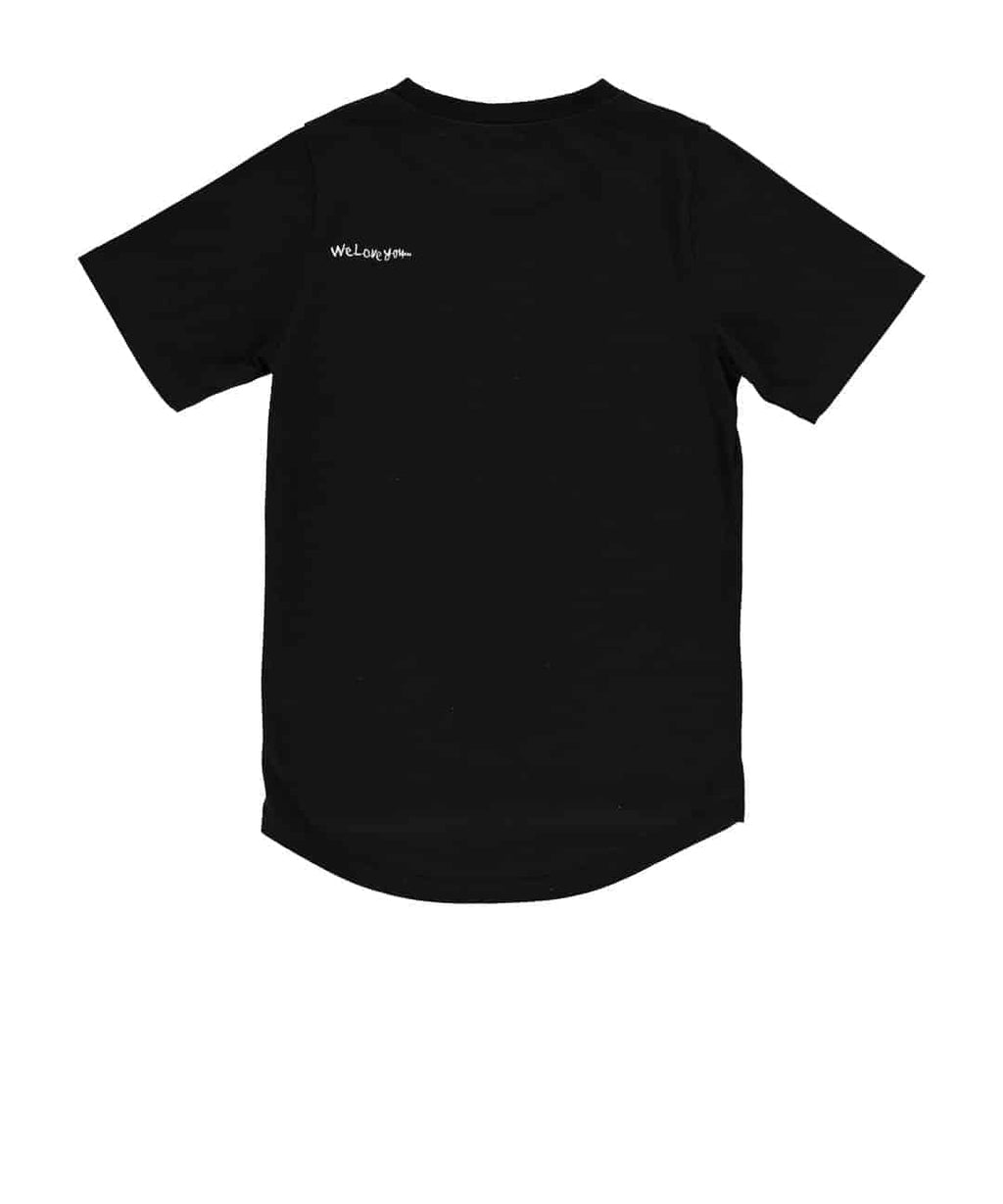 Short Sleeve Fin T-Shirt - Black