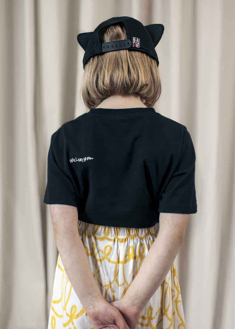 Short Sleeve Fin T-Shirt - Black