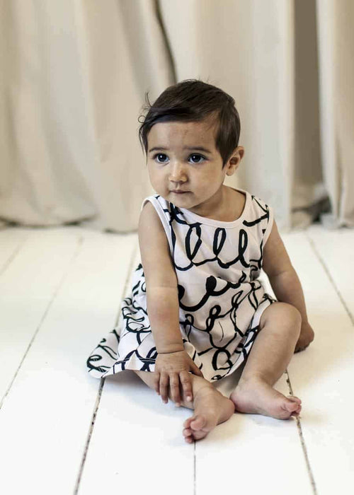 Baby Dress - Chalk Blush Loops
