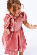 North Star Velvet Dress