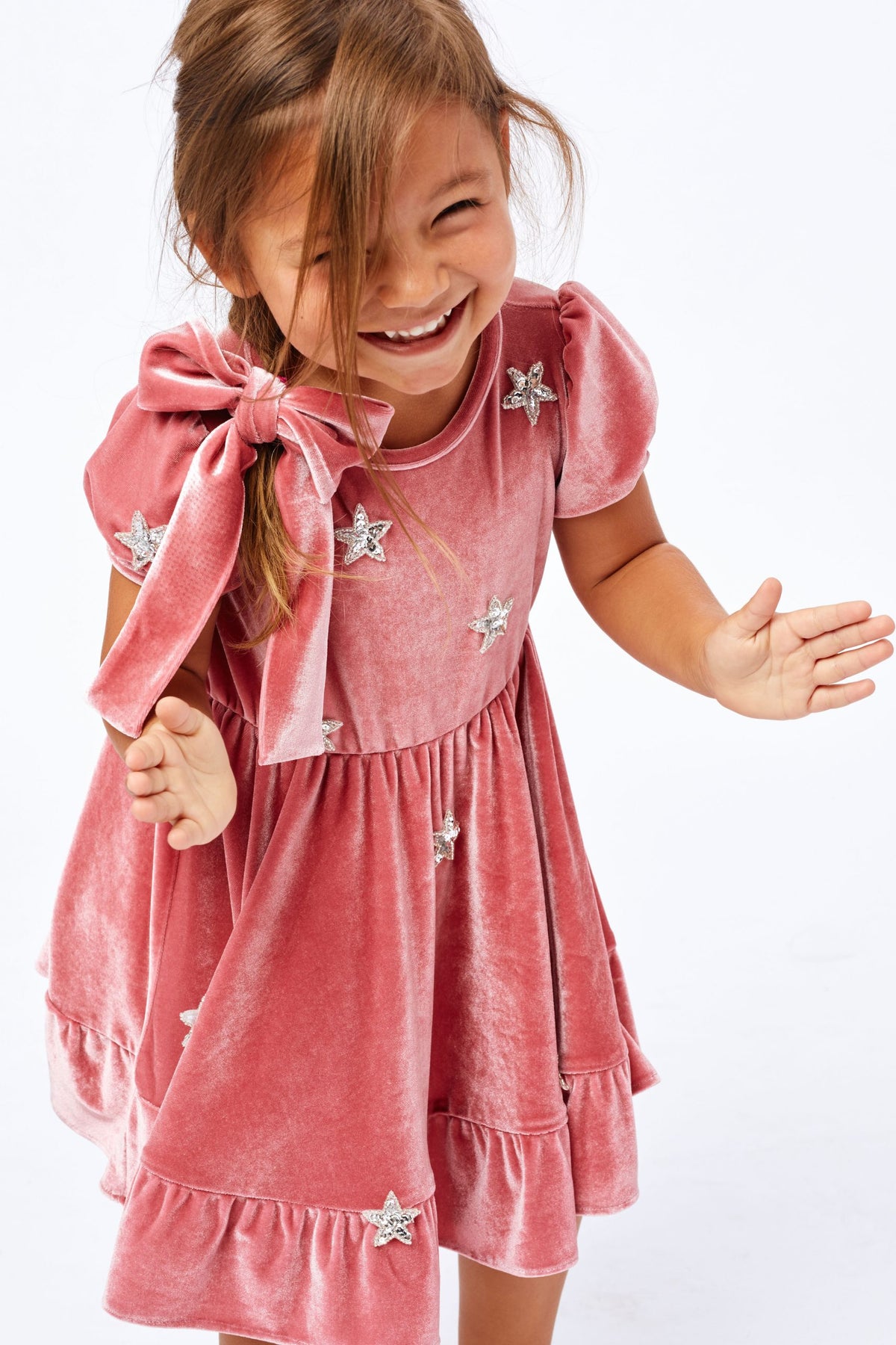 North Star Velvet Dress