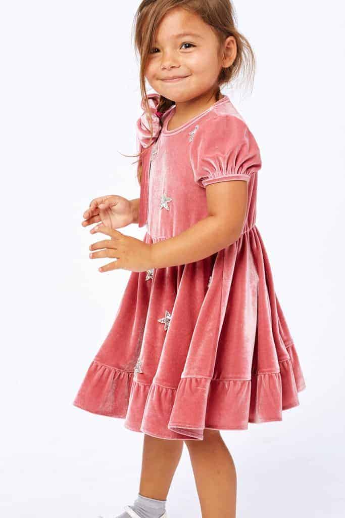 North Star Velvet Dress