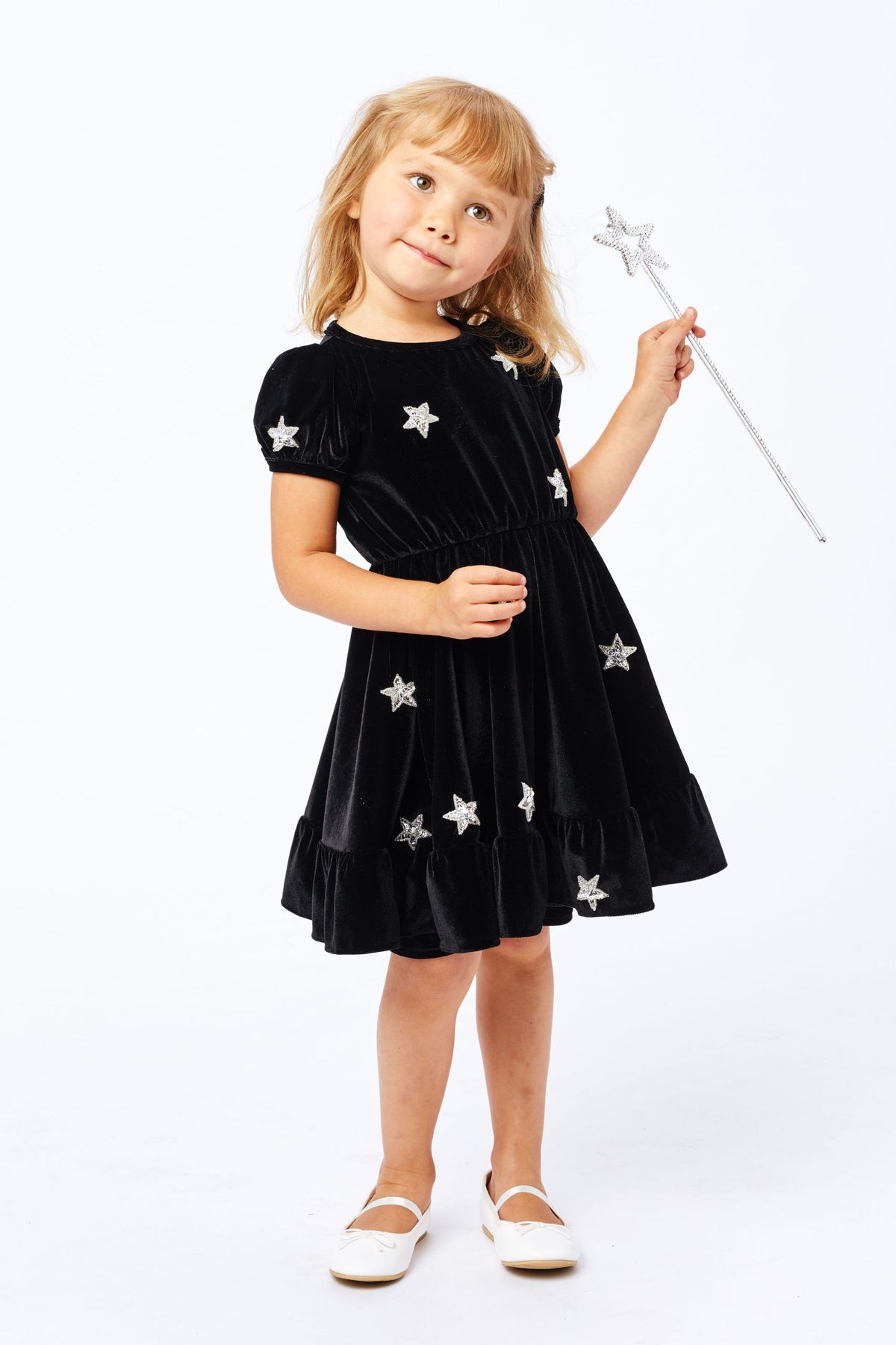 North Star Velvet Dress