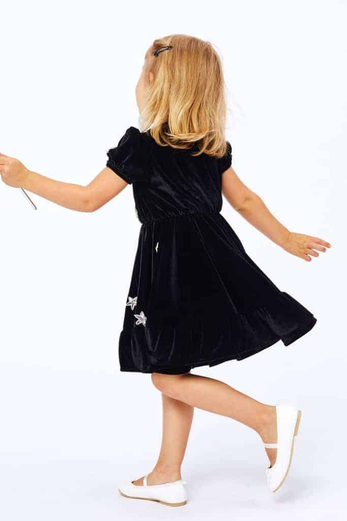 North Star Velvet Dress