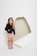 Blue Velvet Pink Ballerina Dress