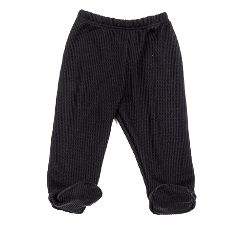 Black Waffle Leggings