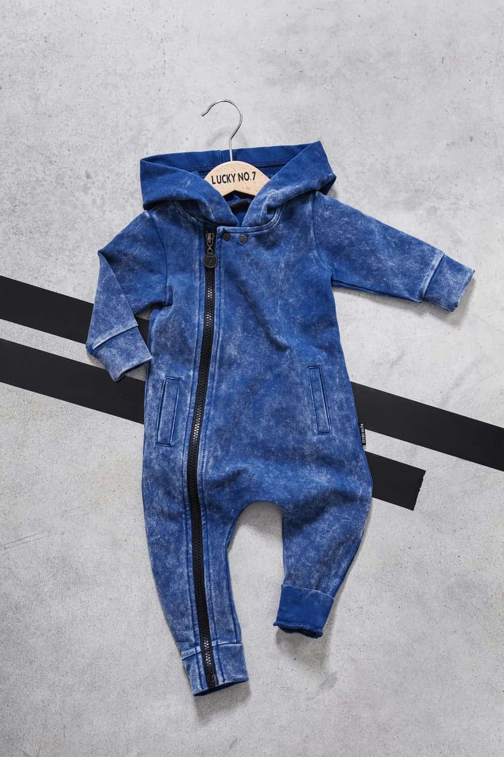 L7 Jog Denim Onepiece (three washed denim colors)